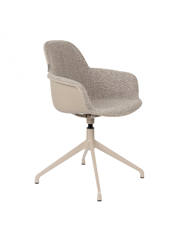 Albert Kuip Swivel Armchair Taupe 1