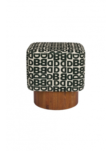 Monogram Stool Front