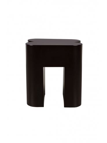 Shape Stool Dark Brown Front