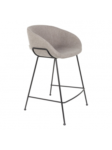 Feston Counter Stool 65 cm Fab Grey 1