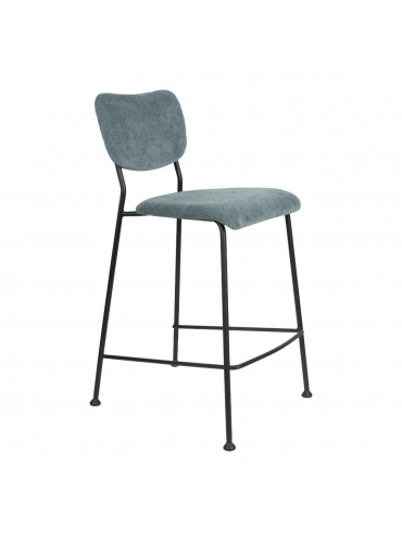 Benson Counter Stool 64,50 cm Grey/Blue 1