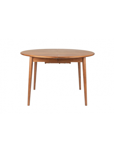 Twist Tafel Rond 120/160 Walnoot Front