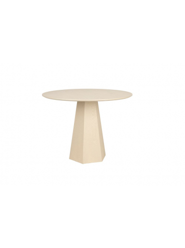 Pilar Table Brown Rice Front