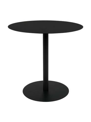 Snow Side Table Round S Black 1