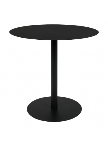 Snow Side Table Round S Black 2