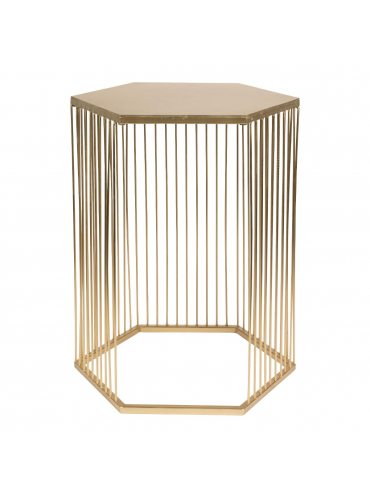 Queenbee Side Table Gold 1