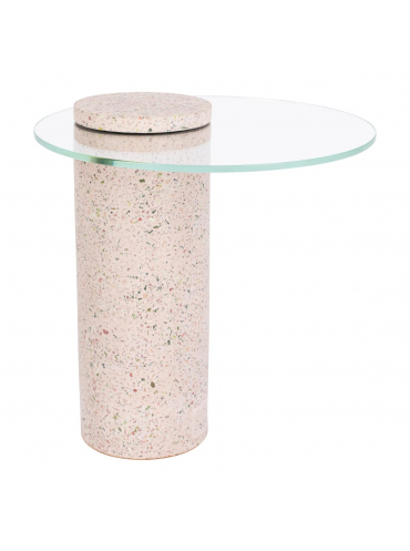 Rosalina Side Table Terrazzo Pink 1