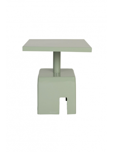 Chubby Side Table Stone Green  Front