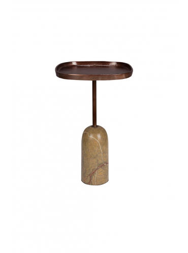 Rimo Side Table Brown Front