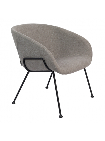 Feston Lounge Chair Fab Grey 1