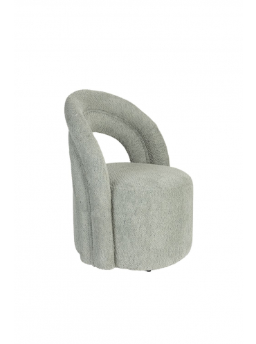 Seine Lounge Chair Swivel Green Front Side