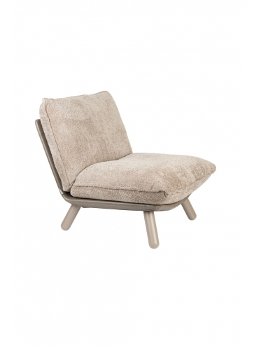 Lazy Sack Lounge Chair Soft Beige Front Side