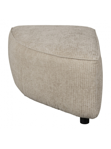 Hunter Sofa element Pie Pouf Left Sand 1