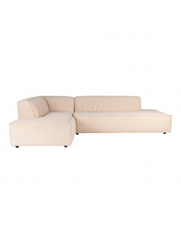 Fat Freddy Rib Sofa Left Natural  1