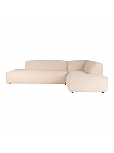 Fet Freddy Rib Sofa Right Natural 1