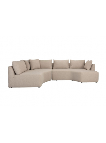Prosper Sofa Left Cappuccino Front