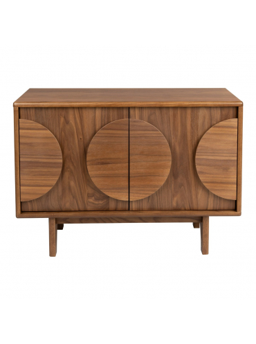 Groove Sideboard 2 Doors Walnut 1