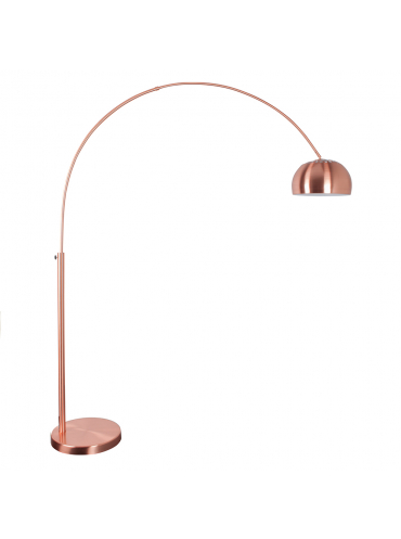 Metal Bow Floor Lamp Copper 1
