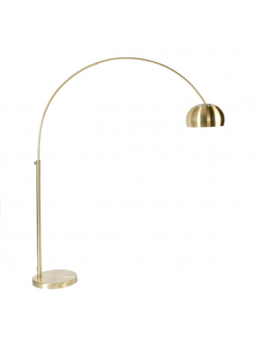 Metal Bow Floor Lamp Brass 1