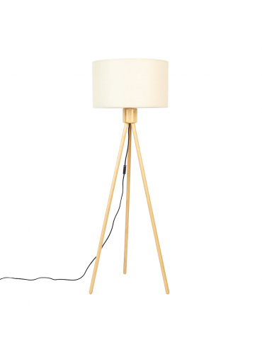 Fan Floor Lamp Bamboo 2