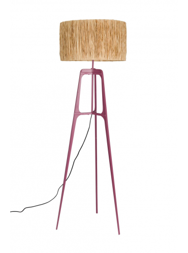 Afra Floor Lamp Plum Front