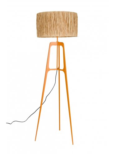 Afra Floor Lamp Orange Front