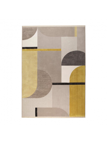 Hilton Carpet 160x230 Grey/Yellow 2