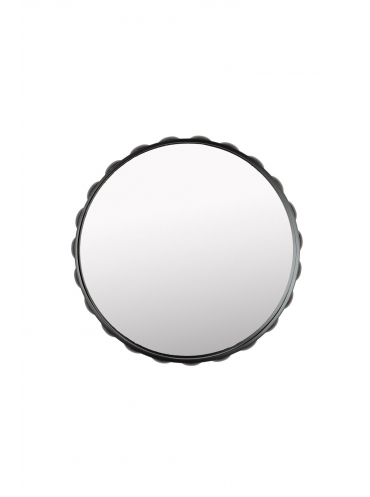 Bubbles Mirror Dark Brown Front