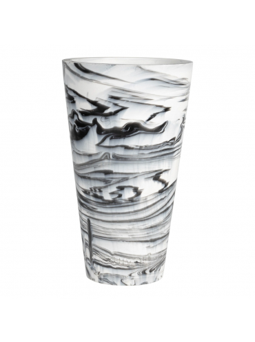 Conic Vase M Black/White 1