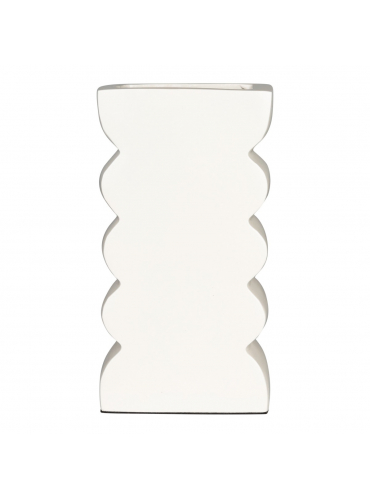 Curves vase L Shiny Beige 3