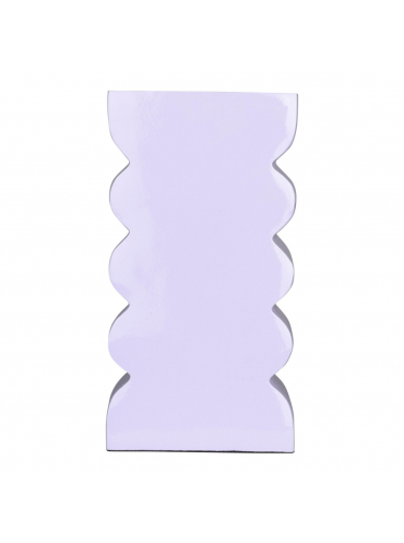 Curves Vase S Shiny Lilac 1
