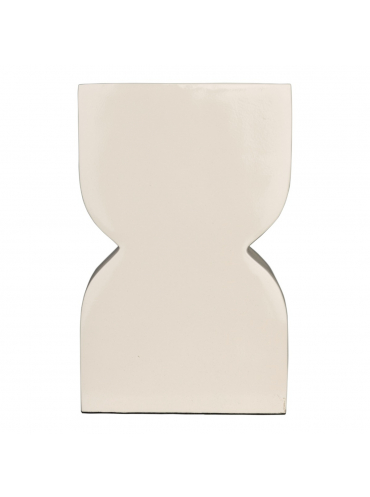 Cones Vase L Shiny Beige 1