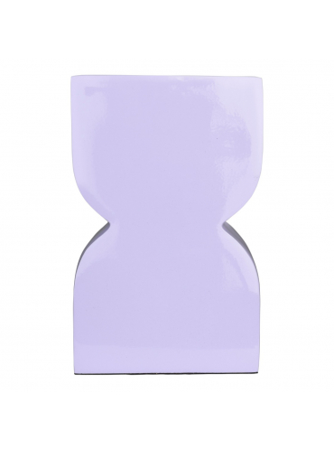 Cones Vase L Shiny Lilac 1