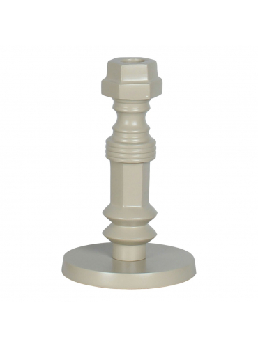 Totem Candle Holder S Beige 1