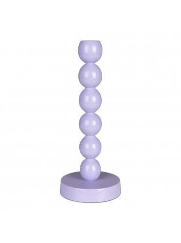 Candle Holder Bubbles One Shiny Lilac 1