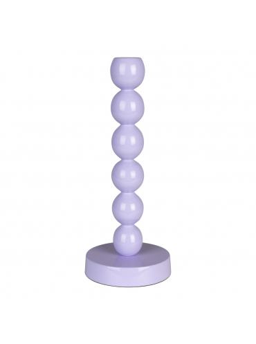 Candle Holder Bubbles One Shiny Lilac 1