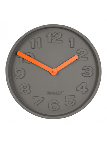 Concrete Time Clock Orange 1