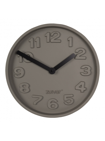 Concrete Time Clock Black 1