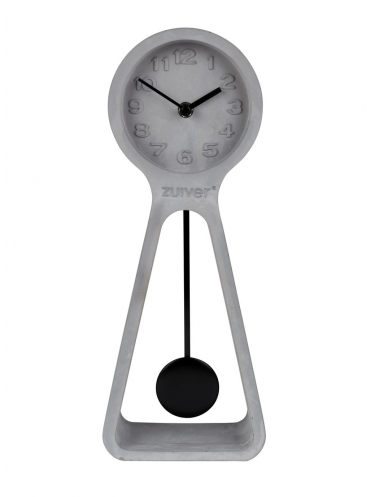 Pendulum Clock Time Concrete Front Side