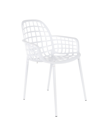Albert Kuip Garden Armchair White 1