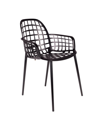 Albert Kuip Garden Armchair Black 1