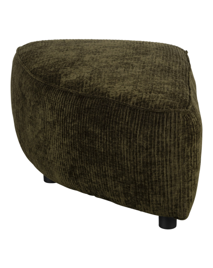 Hunter Sofa element Pie Pouf Left Forest 1