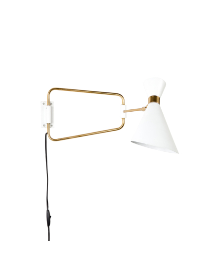 Shady Wall Lamp White 1