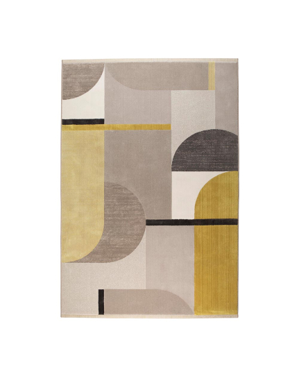 Hilton Carpet 160x230 Grey/Yellow 2