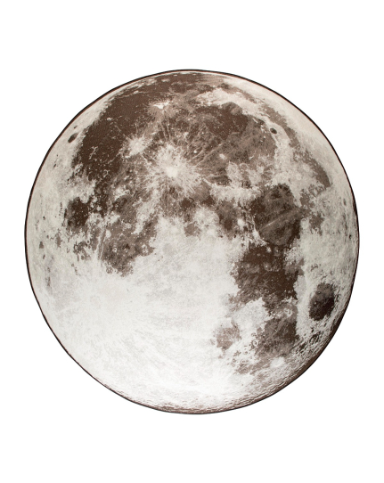 Moon Outdoor Carpet Round '280 Stone Grey 1