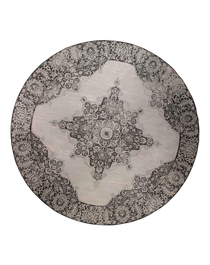 Coventry Outdoor Carpet Round '280 Black 1