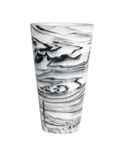 Conic Vase M Black/White 1