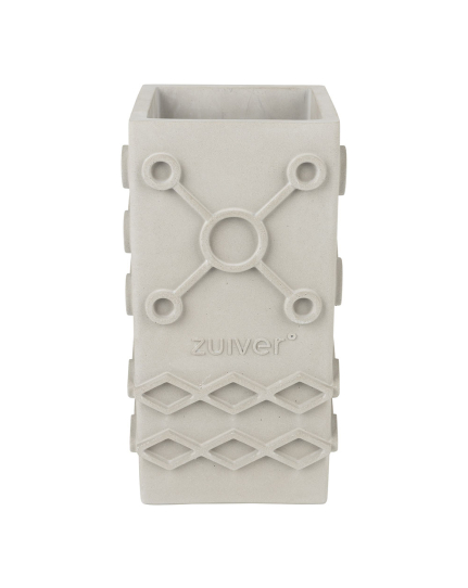 Graphic Vase Square Grey 1