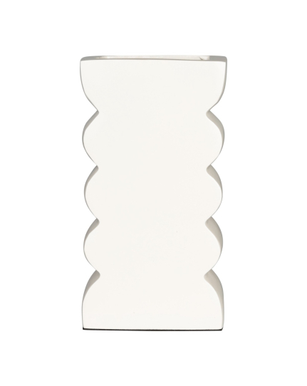 Curves Vase S Shiny Beige 1