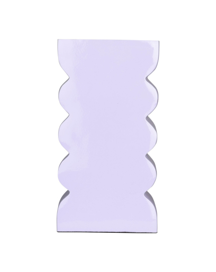 Curves Vase S Shiny Lilac 1